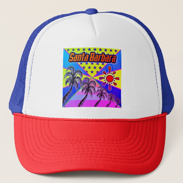 Santa Barbara Freedom Hat Truckerkappe (Vorderseite)
