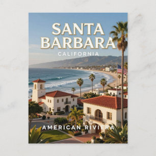 Santa Barbara Kalifornien Küstenreise Postkarte