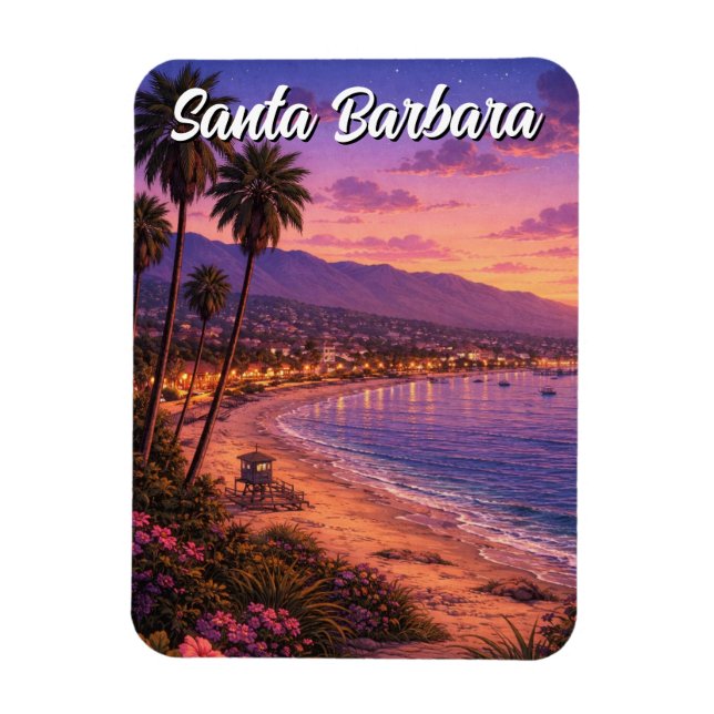 Santa Barbara Kalifornien Magnet (Vertikal)