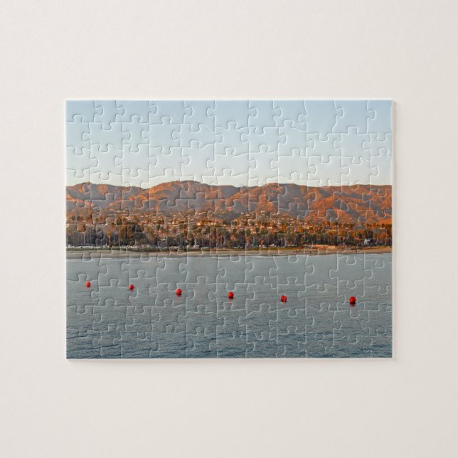 Santa Barbara, Kalifornien, Sonnenuntergangsberge Puzzle (Horizontal)
