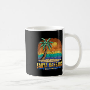 Santa Barbara Kalifornien Vintage abgenutzt Andenk Kaffeetasse