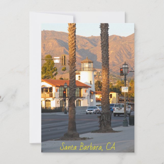 Santa Barbara Leuchtturm, California Card (Vorderseite)