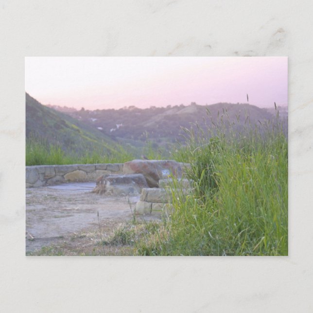 Santa Barbara Mesa View Postkarte (Vorderseite)