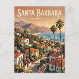 Santa-Barbara-Riviera Kalifornien Postkarte