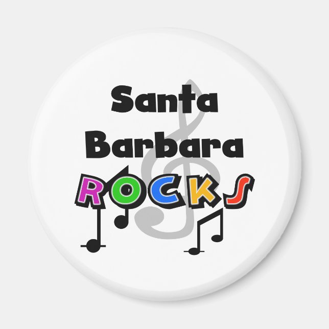 Santa Barbara Rocks Magnet (Vorne)