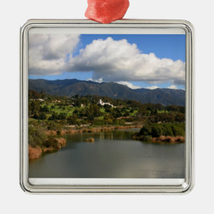 Santa Barbara Silbernes Ornament