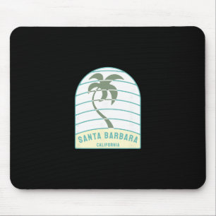 Santa Barbara Strand Kalifornien Palme Ca Urlaub Mousepad