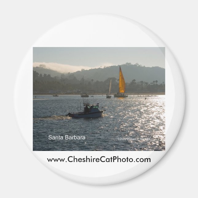 Santa Barbara Sunset Products, Kalifornien Magnet (Vorne)