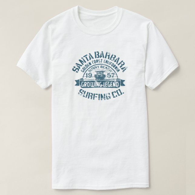 SANTA BARBARA SURFING CO. T-Shirt (Design vorne)