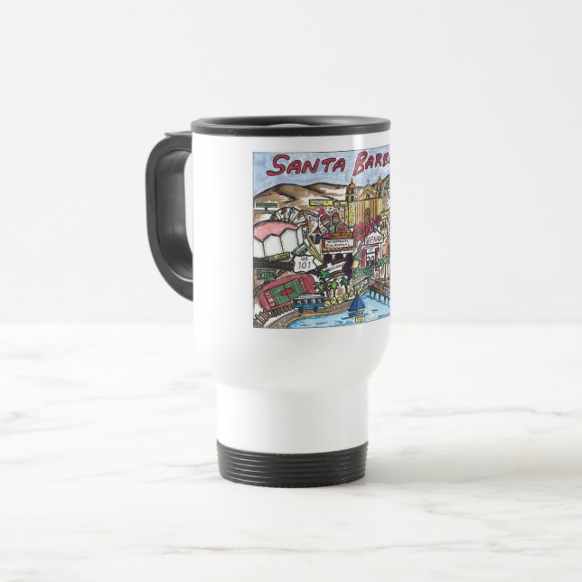 Santa Barbara Tasse (Vorderseite Links)