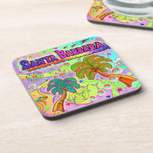 Santa Barbara Urlaub Ziel Untersetzer