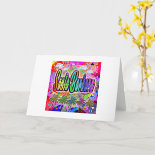 Santa Barbara Vista Express Grußkarte Karte