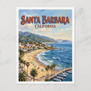 Santa Barbara Waterfront Kalifornien Postkarte