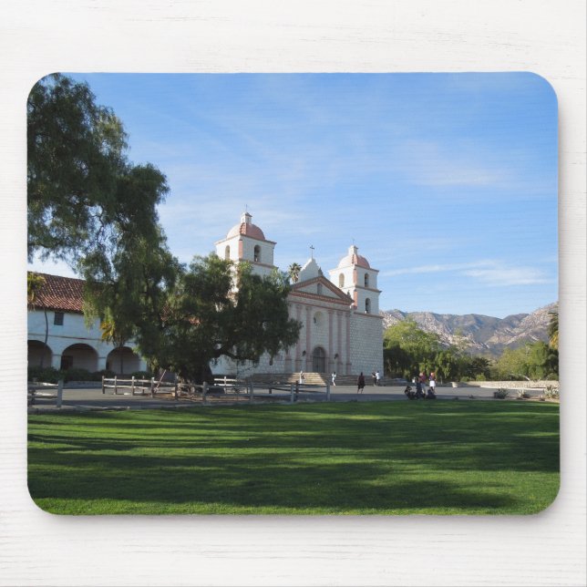Santa- Barbaraauftrag, Kalifornien Mousepad (Vorne)