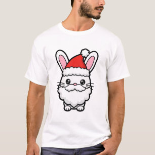 Santa-Bart-Hasen-Weihnachts-T-Shirt T-Shirt