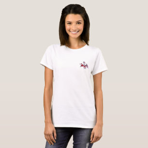 Santa Bat Frauen weißer T - Shirt