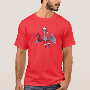 Santa Bat Männer Roter T - Shirt