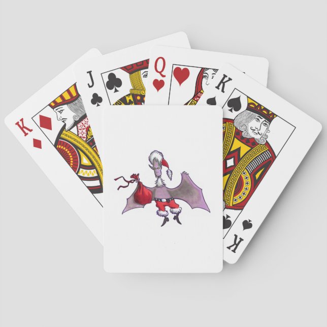Santa Bat Poker spielt Karten Spielkarten (Rückseite)