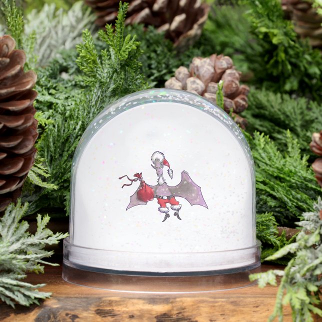 Santa Bat snow globe Schneekugeln (Winter)