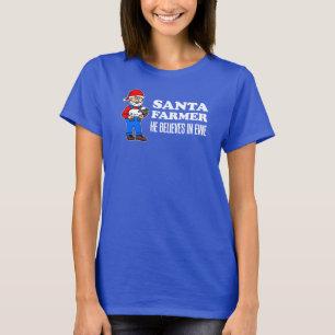 Santa Bauer glaubt an Ewe Pun T-Shirt