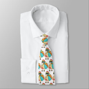 "Santa Beach Christmas Neck Tie Krawatte