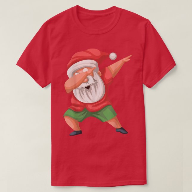 Santa Beach Weihnachten im Juli Weihnachten trinke T-Shirt (Design vorne)