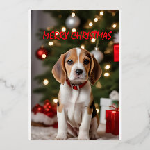 Santa Beagle Niedlich Dog Frohe Weihnachten