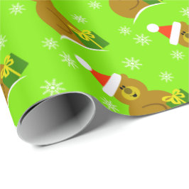 Santa Bear Kids Weihnachtswrapping Paper Geschenkpapier