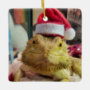 Santa Beardie Keramikornament