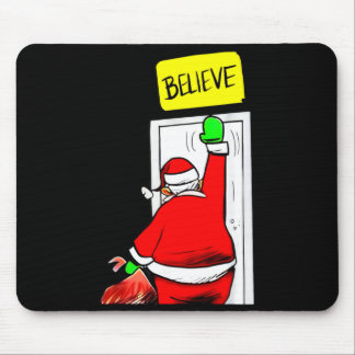 Santa Believe Weihnachten Mousepad