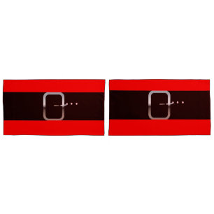 Santa Belly Pair Pillowcases, König Kissenbezug
