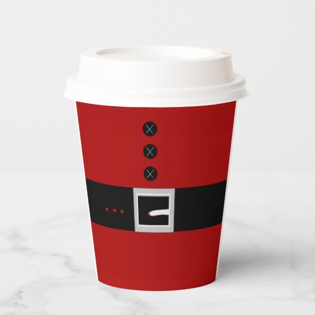Santa Belly Paper Cup  Pappbecher (Vorderseite)