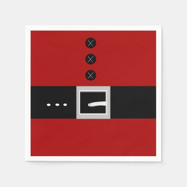 Santa Belly Paper Napkin Serviette (Vorderseite)