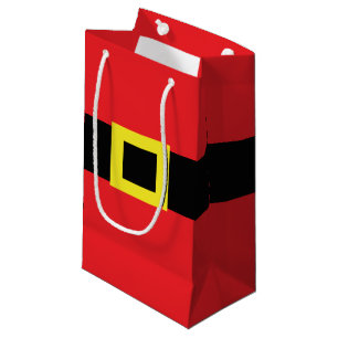 Santa Belt Buckle Belly Red Black Yellow Weihnacht Kleine Geschenktüte