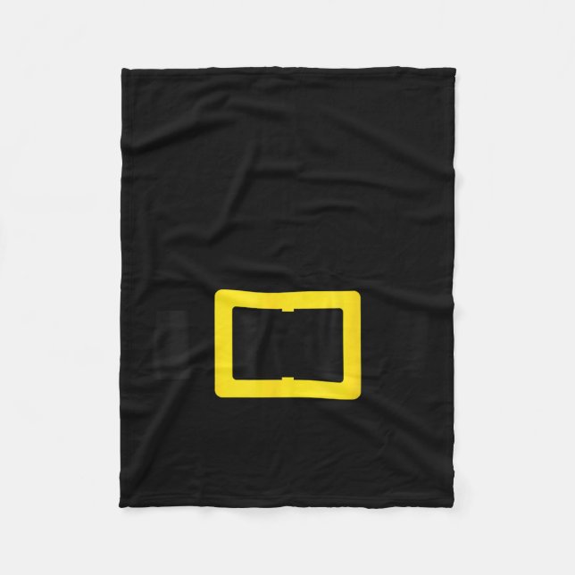 Santa Belt Funny Cute Halloween Christmas Costume  Fleecedecke (Vorderseite)