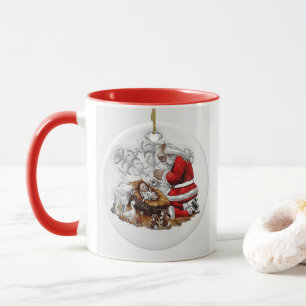 Santa Beta mit dem Baby Jesus Tasse