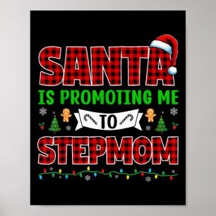 Santa bewirbt mich zur Stiefmutter Xmas erwartet N Poster
