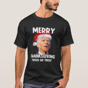 Santa Biden Merry Erntedank Trick oder Treatment C T-Shirt