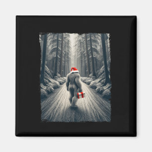 Santa Bigfoot Weihnachten Sasquatch Glaube Magnet