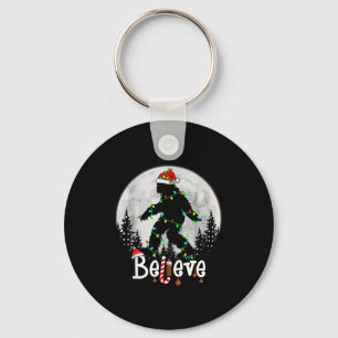 Santa Bigfoot Weihnachten Sasquatch Glaube Xmas Mä Schlüsselanhänger