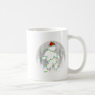 Santa Bigfoot Weihnachtsbaum Xmas Lichter Lustiger Kaffeetasse