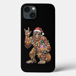 Santa Bigfoot Weihnachtsbeleuchtung Rock Lustig  Case-Mate iPhone Hülle