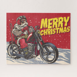 Santa Biker Jigsaw Puzzle