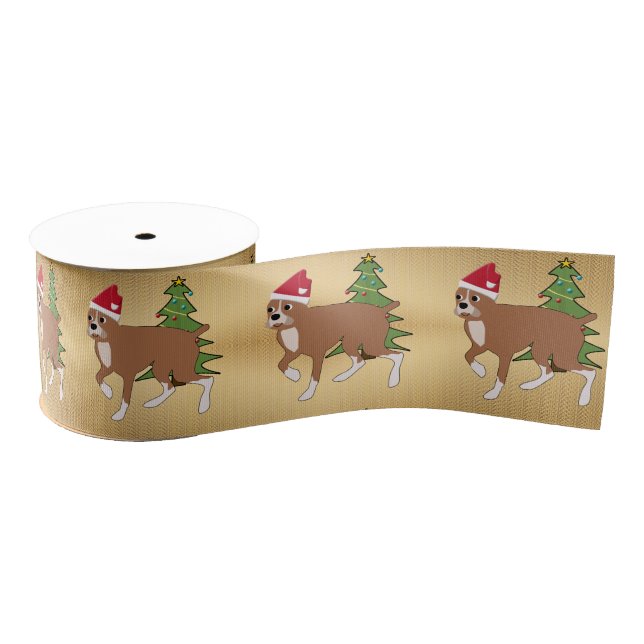 Santa Boxer Ripsband (Spule)
