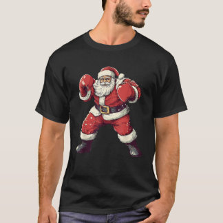 Santa Boxing Lover Funny MIXED MARTIAL ARTS Muay T T-Shirt