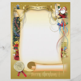 Santa-Brief Briefbogen