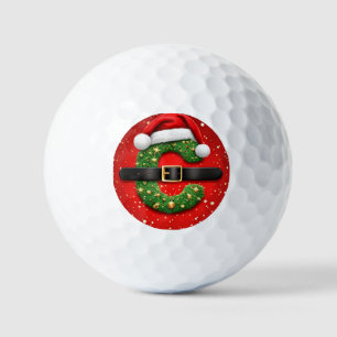 Santa Brief C Mit Weihnachtskranz Dekor 🎁 Golfball