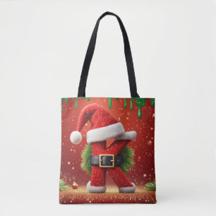 Santa-Brief K mit Kiefern-Kranz Weihnachtsglanz 🎅