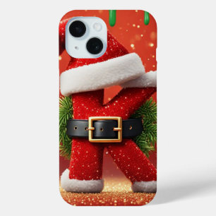 Santa-Brief K mit Kiefern-Kranz Weihnachtsglanz 🎅 Case-Mate iPhone Hülle