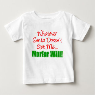 Santa bringt mich nicht morfar baby t-shirt
